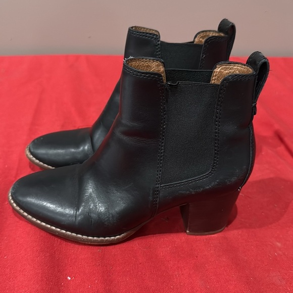 Madewell Black Leather Ankle Boots - Picture 3 of 7